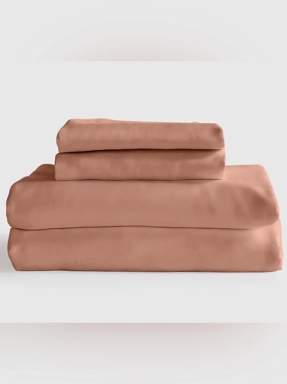 Quince Bamboo 4 Piece Sheet Set, Full (Clay)